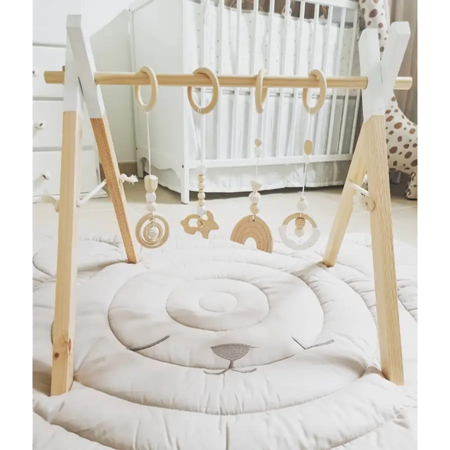Portique bebe bois - Arche bébé - Jouet d'éveil Montessori