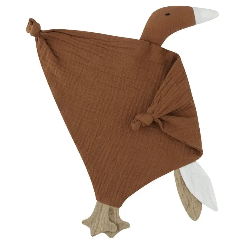 Adorable doudou plat gaz de coton - kidyhome