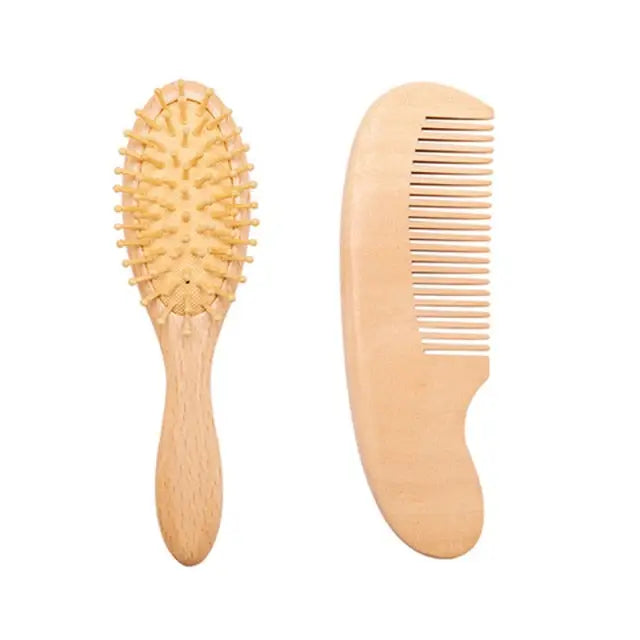 brosse bébé en bois prénom personnalisé - kidyhome