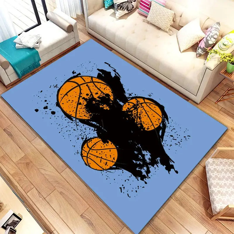 Tapis enfant BasketBall IVI, tapis enfant, décoration de leur chambre